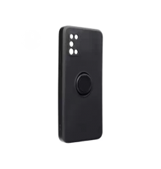 CAPA COM ANEL GALAXY A02S PRETA