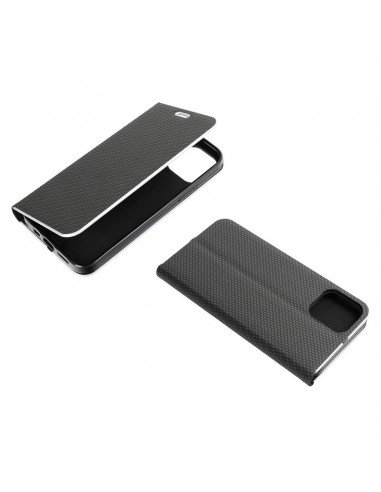 CAPA FORCELL LUNA TIPO LIVRO CARBON PARA SAMSUNG S20 ULTRA PRETO
