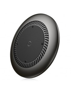 CARREGADOR WIRELESS COM VENTOINHA PRETO