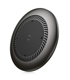 CARREGADOR WIRELESS COM VENTOINHA PRETO