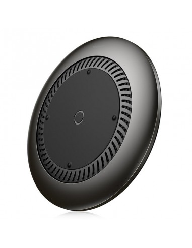 CARREGADOR WIRELESS COM VENTOINHA PRETO