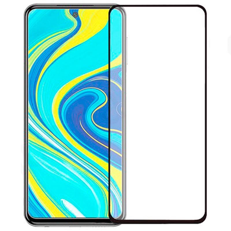 PELÍCULA DE VIDRO TEMPERADO PARA REDMI NOTE 9S, NOTE 9 PRO PRETO