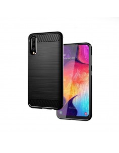CAPA FORCELL CARBON SAM GALAXY A50 PRETO