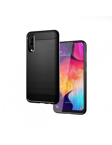 CAPA FORCELL CARBON SAM GALAXY A50 PRETO