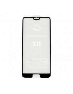 5D Full Glue Tempered Glass - Huawei P20 black