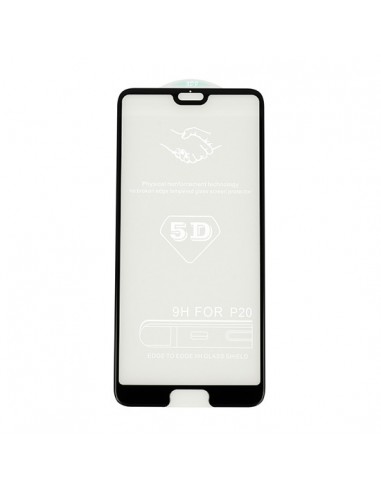 5D Full Glue Tempered Glass - Huawei P20 black