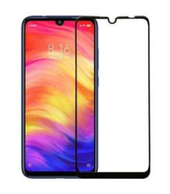 5D Full Glue Tempered Glass - Xiaomi Redmi Note 7 / Note 7 Pro black