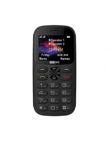 MAXCOM- Telemóvel MM471 Dual Sim PRETO