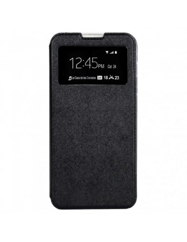 CAPA TIPO LIVRO PRETA HUAWEI Y7