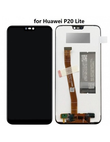 ECRÃ (LCD/DISPLAY+DIGITALIZADOR/TOUCH) PRETO PARA HUAWEI P20 LITE /NOVA 3e