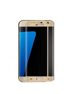 PROTETOR DE TELA CURVO DE VIDRO TEMPERADO, COR DE OURO PARA SAMSUNG GALAXY S7