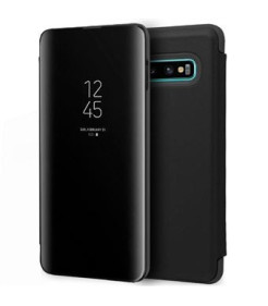 CLEAR VIEW CAPA SAMSUNG S10 PLUS PRETA