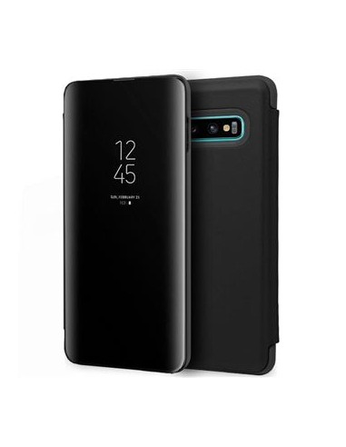 CLEAR VIEW CAPA SAMSUNG S10 PLUS PRETA