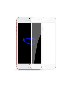 PELICULA DE VIDRO TEMPERADO  IPHONE 7 PLUS 6D BRANCO