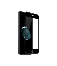 PELICULA DE VIDRO TEMPERADO IPHONE 7 PLUS 6D PRETA