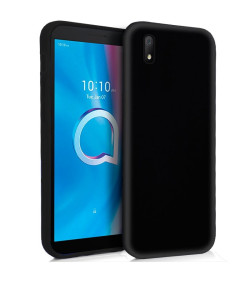 BOLSA SILICONE JELLY ALCATEL 3C PRETA