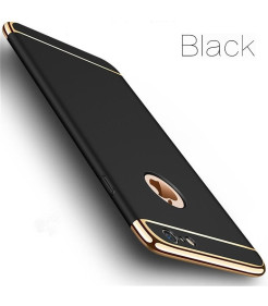 CAPA IPHONE 6S COM BORDA DOURADA