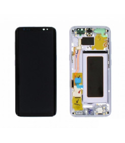 TOUCHSCREEN C/ ARO E DISPLAY SAMSUNG GALAXY S8 PLUS SM-G955F PRETO ORIGINAL (GH97-20470A)