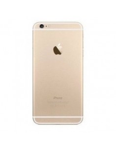 TAMPA TRASEIRA DOURADA PARA IPHONE 6 PLUS DE 5,5 PULGADAS COM BOTÕES, BANDEJA SIM E COMPONENTES