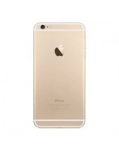 TAMPA TRASEIRA DOURADA PARA IPHONE 6 PLUS DE 5,5 PULGADAS COM BOTÕES, BANDEJA SIM E COMPONENTES