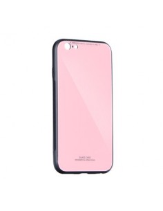 CAPA FUTERAL GLASS IPHO X ROSA
