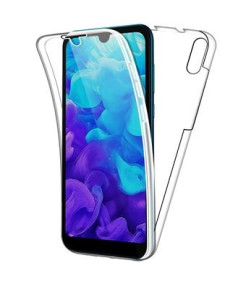 BOLSA SILICONE JELLY HUAWEI Y5 (2018), Y5 PRIME (2018) BRANCA/TRANSPARENTE