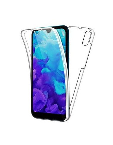 BOLSA SILICONE JELLY HUAWEI Y5 (2018), Y5 PRIME (2018) BRANCA/TRANSPARENTE