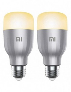 Pack x2 Lâmpada Inteligente Xiaomi Mi LED Smart Bulb RGB
