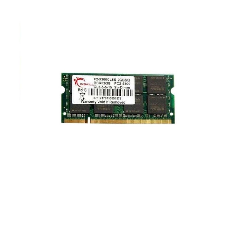 2GB DDR2 667 MEMORIA SO-DIMM (1X2GB) CL5  G.SKILL SQ SERIES