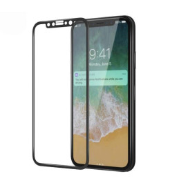 PELÍCULA DE VIDRO TEMPERADO 3D PARA IPHONE X/ XS/ 11 PRETO GL-27