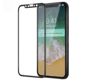 PELÍCULA DE VIDRO TEMPERADO BASEUS 0.3MM FULL PARA IPHONE X/ XS/ 11 PRETO