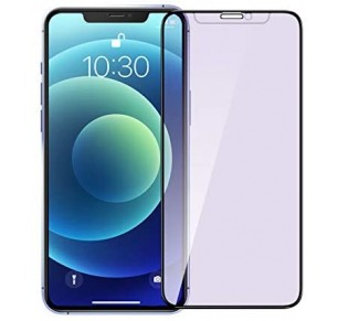 PELÍCULA DE VIDRO TEMPERADO PARA IPHONE 12/ 12 PRO BASEUS COM FILTRO DE LUZ UV