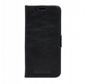CAPA TIPO LIVRO GALAXY S9 PRETO