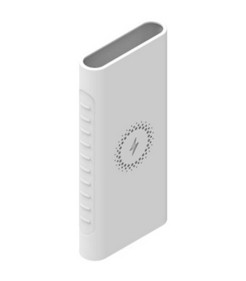 Capa de silicone Xiaomi Mi Wireless Power Bank Essential 10000 mAh (Branco)