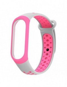 Pulseira Xiaomi Mi Smart Band 7 / Mi Smart Band 6 / Mi Band 5 / Amazfit Band 5 Sport Color (Rosa)