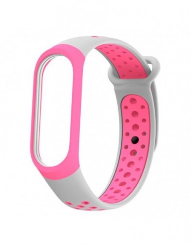 Pulseira Xiaomi Mi Smart Band 7 / Mi Smart Band 6 / Mi Band 5 / Amazfit Band 5 Sport Color (Rosa)