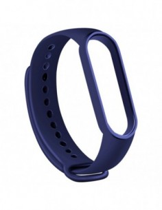 Pulseira Xiaomi Mi Smart Band 7 / Mi Smart Band 6 / Mi Band 5 / Amazfit Band 5 Silicone (Azul)
