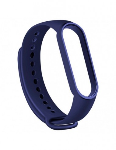 Pulseira Xiaomi Mi Smart Band 7 / Mi Smart Band 6 / Mi Band 5 / Amazfit Band 5 Silicone (Azul)