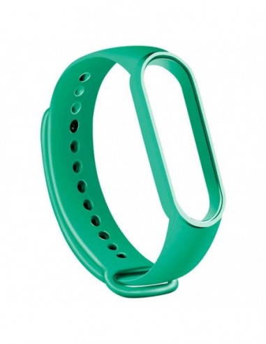 Pulseira Xiaomi Mi Smart Band 7 / Mi Smart Band 6 / Mi Band 5 / Amazfit Band 5 Silicone (Turquesa)
