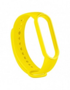 Pulseira Xiaomi Mi Smart Band 7 / Mi Smart Band 6 / Mi Band 5 / Amazfit Band 5 Silicone (Amarelo)