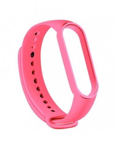 Pulseira Xiaomi Mi Smart Band 7 / Mi Smart Band 6 / Mi Band 5 / Amazfit Band 5 Silicone (Rosa)