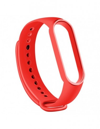 Pulseira Xiaomi Mi Smart Band 7 / Mi Smart Band 6 / Mi Band 5 / Amazfit Band 5 Silicone (Vermelho)