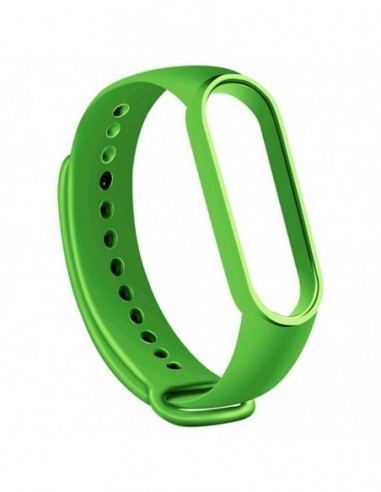 Pulseira Xiaomi Mi Smart Band 7 / Mi Smart Band 6 / Mi Band 5 / Amazfit Band 5 Silicone (Verde)