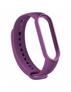 Pulseira Xiaomi Mi Smart Band 7 / Mi Smart Band 6 / Mi Band 5 / Amazfit Band 5 Silicone (Lilás)