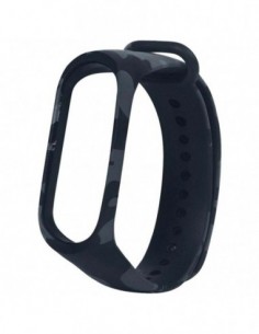 Pulseira Xiaomi Mi Smart Band 7 / Mi Smart Band 6 / Mi Band 5 / Amazfit Band 5 Camuflagem (Cinzento)
