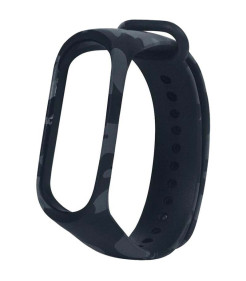 Pulseira Xiaomi Mi Smart Band 7 / Mi Smart Band 6 / Mi Band 5 / Amazfit Band 5 Camuflagem (Cinzento)