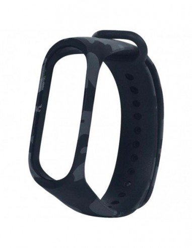 Pulseira Xiaomi Mi Smart Band 7 / Mi Smart Band 6 / Mi Band 5 / Amazfit Band 5 Camuflagem (Cinzento)
