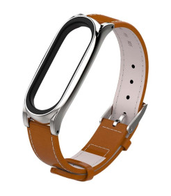 Pulseira Xiaomi Mi Smart Band 7 / Mi Smart Band 6 / Mi Band 5 / Amazfit Band 5 Cuoro (Castanho)