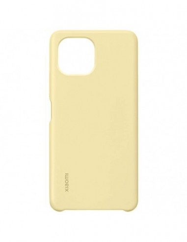 Capa de silicone Xiaomi Mi 11 Lite 4G / 5G / 5G NE Original (Amarelo)