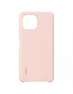 Capa de silicone Xiaomi Mi 11 Lite 4G / 5G / 5G NE Original (Rosa)